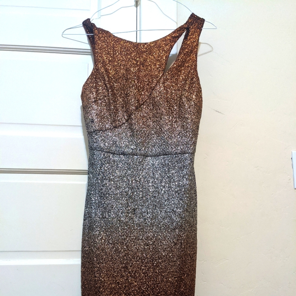 Bronze-Silver ombre evening dress buy Guess (S/M)